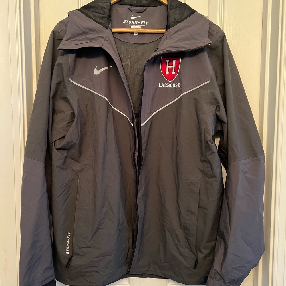 NWOT Harvard Lacrosse Nike windbreaker size M